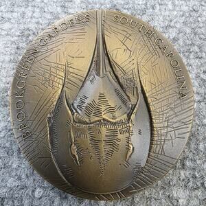 Brookgreen Gardens Medal Bronze Casanova 2008 Horseshoe Crab & Owl Medallion